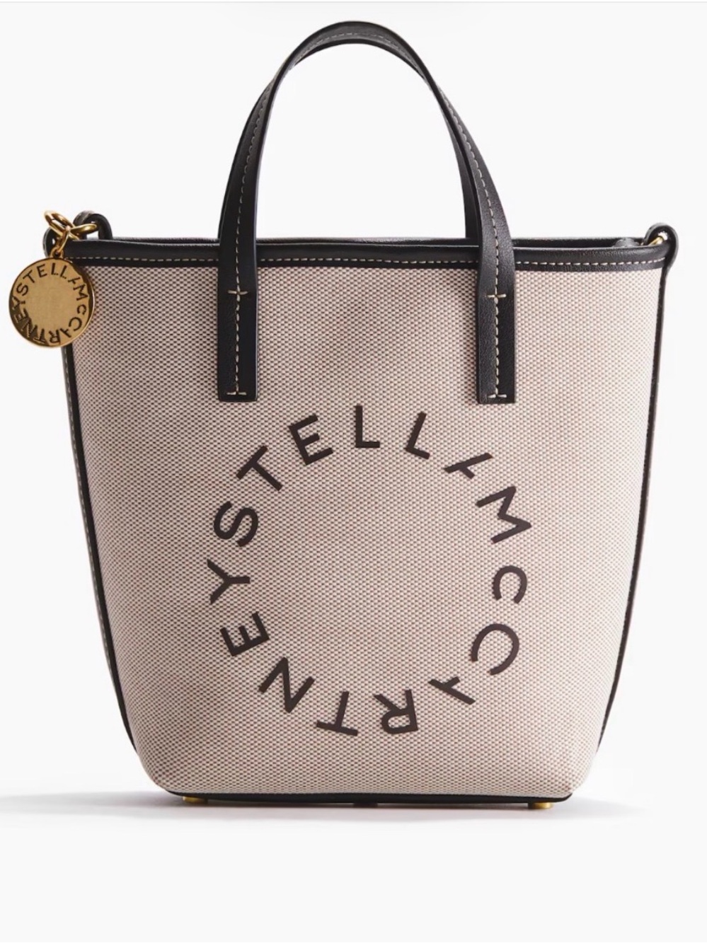 NWT STELLA MCCARTNEY FOR H&M SMALL TOTE/CROSSBODY LOGO BAG - Picture 4 of 12